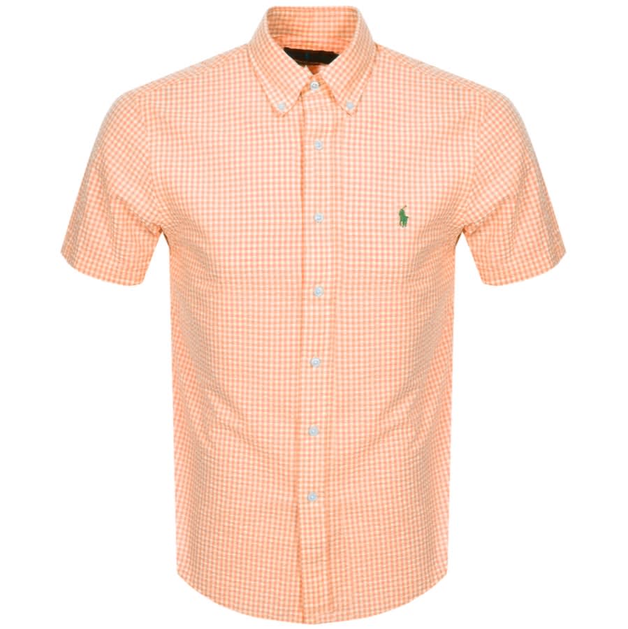 Alternative Image for ProductRalph Lauren Custom Fit Short Sleeve Shirt Orange1